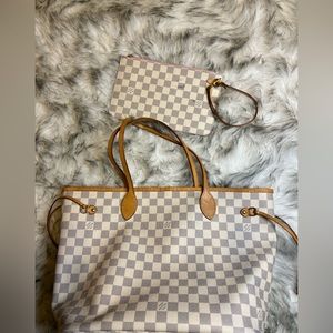 💯 Authentic Louis Vuitton MM Neverfull